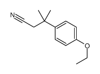 Benzenepropanenitrile, 4-ethoxy-ba,ba-dimethyl- (9CI) Structure