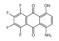 5-amino-1,2,3,4-tetrafluoro-8-hydroxyanthracene-9,10-dione Structure
