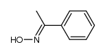 Acetophenone (E)-oxime Structure