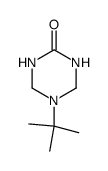 1,3,5-Triazin-2(1H)-one,5-(1,1-dimethylethyl)tetrahydro-(9CI) Structure