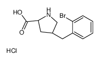 (2S,4R)-4-(2-BROMOBENZYL)PYRROLIDINE-2-CARBOXYLIC ACID HYDROCHLORIDE picture
