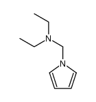 N-((1H-pyrrol-1-yl)methyl)-N-ethylethanamine结构式