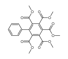 pentamethyl [1,1'-biphenyl]-2,3,4,5,6-pentacarboxylate结构式