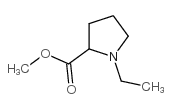 1-乙基吡咯烷-2-羧酸甲酯结构式