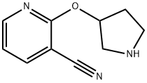 2-(Pyrrolidin-3-yloxy)-nicotinonitrile Structure