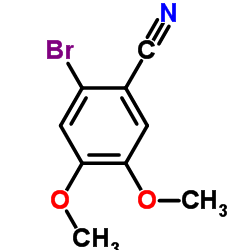 2-Bromo-4,5-dimethoxybenzonitrile structure