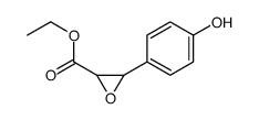 ethyl 3-(4-hydroxyphenyl)oxirane-2-carboxylate结构式
