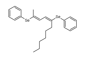2,5-Bis(phenylseleno)-2,4-undecadiene结构式