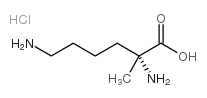 ALPHA-METHYL-D-LYSINE HYDROCHLORIDE结构式