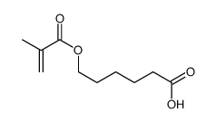 6-(2-methylprop-2-enoyloxy)hexanoic acid Structure
