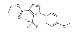 ethyl 1-(4-methoxyphenyl)-5-(trifluoromethyl)pyrazole-4-carboxylate Structure