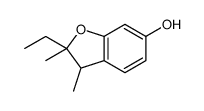 2-ethyl-2,3-dimethyl-3H-1-benzofuran-6-ol Structure