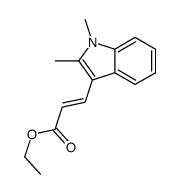 ethyl 3-(1,2-dimethylindol-3-yl)prop-2-enoate Structure