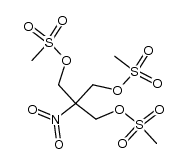 2-Methylsulfonyloxymethyl-2-nitro-1,3-propanediol dimethanesulfonate结构式