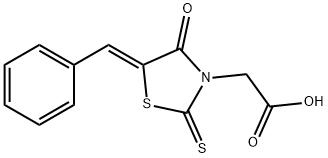 (Z)-2-(5-benzylidene-4-oxo-2-thioxothiazolidin-3-yl)acetic acid picture