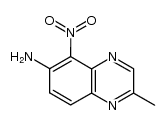 2-methyl-5-nitroquinoxalin-6-amine结构式