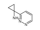 1-(pyridazin-3-yl)cyclopropanamine structure