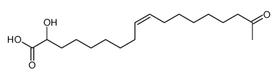 (cis-9)-2-Hydroxy-17-oxo-octadecenoic Acid结构式