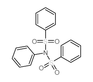 Benzenesulfonamide,N-phenyl-N-(phenylsulfonyl)- structure