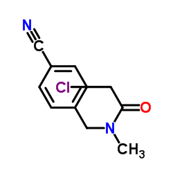 2-Chloro-N-(4-cyanobenzyl)-N-methylacetamide结构式