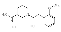 1-[2-(2-Methoxyphenyl)ethyl]-N-methylpiperidin-3-amine dihydrochloride Structure