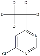 4-Chloro-6-(ethyl-d5)-pyrimidine Structure