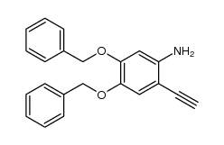 4,5-dibenzyloxy-2-ethynylaniline Structure