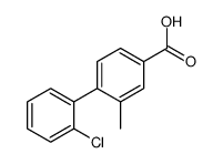 4-(2-chlorophenyl)-3-methylbenzoic acid Structure