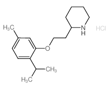 2-[2-(2-Isopropyl-5-methylphenoxy)ethyl]-piperidine hydrochloride Structure