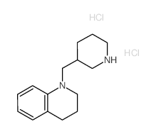 1-(3-Piperidinylmethyl)-1,2,3,4-tetrahydroquinoline dihydrochloride结构式