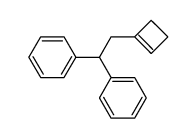 1-(2,2-Diphenylethyl)-1-cyclobuten Structure