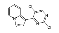 3-(2,5-dichloropyrimidin-4-yl)pyrazolo[1,5-a]pyridine结构式