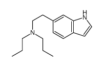 6-(2-(di-n-propylamino)ethyl)indole结构式
