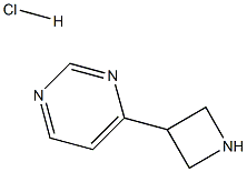 4-(氮杂环丁烷-3-基)嘧啶盐酸盐结构式