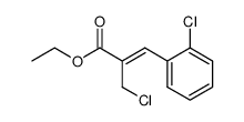 ethyl 2-(chloromethyl)-3-(2-chlorophenyl)-(Z)-2-propenoate结构式