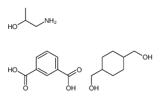 1-aminopropan-2-ol,benzene-1,3-dicarboxylic acid,[4-(hydroxymethyl)cyclohexyl]methanol Structure