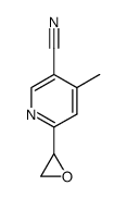 4-methyl-6-(oxiran-2-yl)pyridine-3-carbonitrile Structure