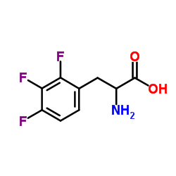 2,3,4-TRIFLUORO-DL-PHENYLALANINE结构式