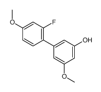 3-(2-fluoro-4-methoxyphenyl)-5-methoxyphenol结构式