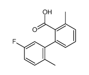 2-(5-fluoro-2-methylphenyl)-6-methylbenzoic acid Structure