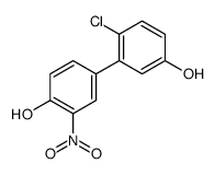 4-(2-chloro-5-hydroxyphenyl)-2-nitrophenol Structure