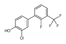 2-chloro-4-[2-fluoro-3-(trifluoromethyl)phenyl]phenol结构式