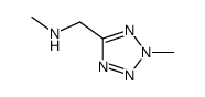 N-methyl-1-(2-methyl-2H-tetrazol-5-yl)methanamine结构式