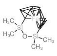 Ferrocene,1,1'-(1,1,3,3-tetramethyl-1,3-disiloxanediyl)- (9CI) Structure