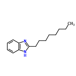 2-辛基苯并咪唑结构式