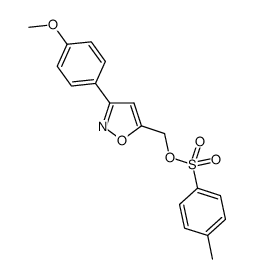 (3-(4-methoxyphenyl)isoxazol-5-yl)methyl 4-methylbenzenesulfonate Structure
