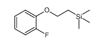 [2-(2-fluorophenoxy)ethyl]trimethylsilane结构式