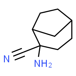 Bicyclo[3.2.1]octane-2-carbonitrile, 2-amino-, exo- (9CI) Structure