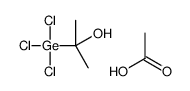 acetic acid,2-trichlorogermylpropan-2-ol结构式