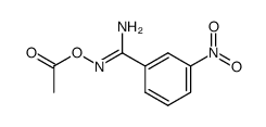 N'-acetoxy-3-nitrobenzimidamide结构式